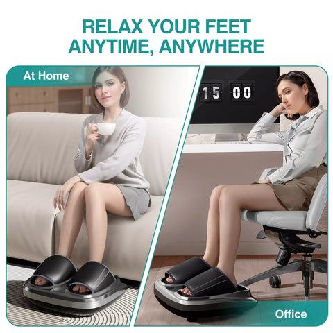 Deep-Kneading Shiatsu Foot Massager with Heating