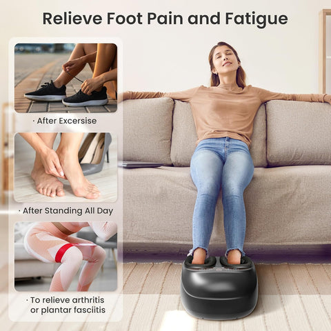 PharmaFoot Foot Massager Machine with Heat and Remote