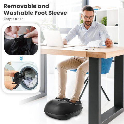 PharmaFoot Shiatsu Foot Massager with Heat, 3 Intensities & Remote
