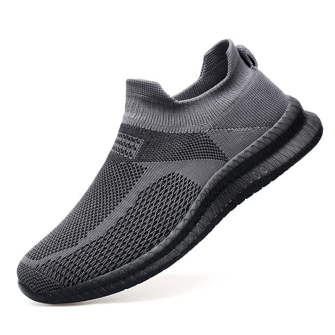 Men's Lightweight Breathable Mesh Slip-On Walking Shoes