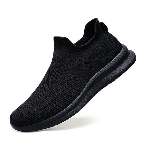 Men's Lightweight Breathable Mesh Slip-On Walking Shoes