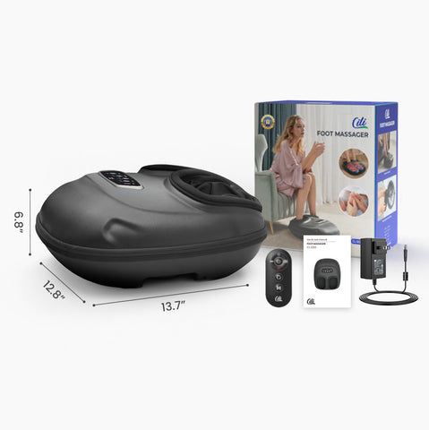 PharmaFoot Electric Foot Massager – Heated, Kneading, Compression