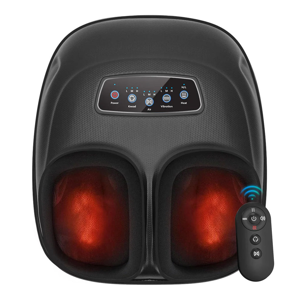 PharmaFoot Electric Foot Massager – Heated, Kneading, Compression