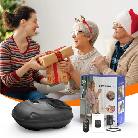 PharmaFoot Electric Foot Massager – Heated, Kneading, Compression
